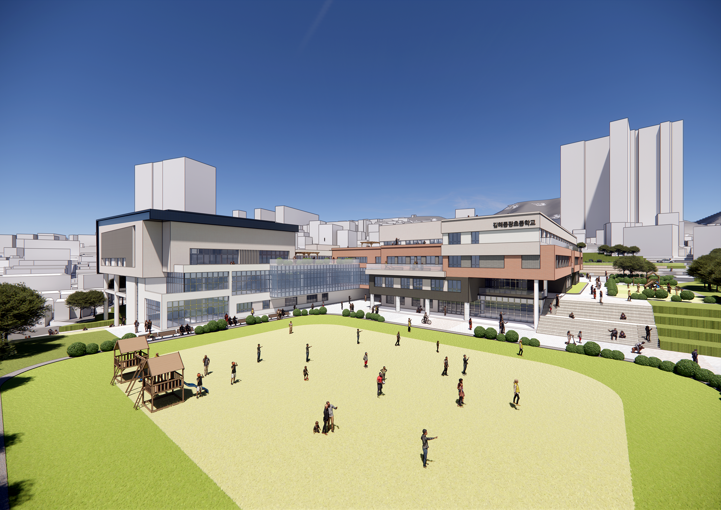 김해동광초등학교 그린스마트 미래학교 개축